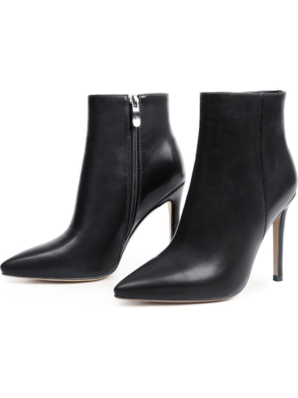 Chic Pointed Toe Ankle Boots for Women - Stylish 4" Heels, Perfect for Fall